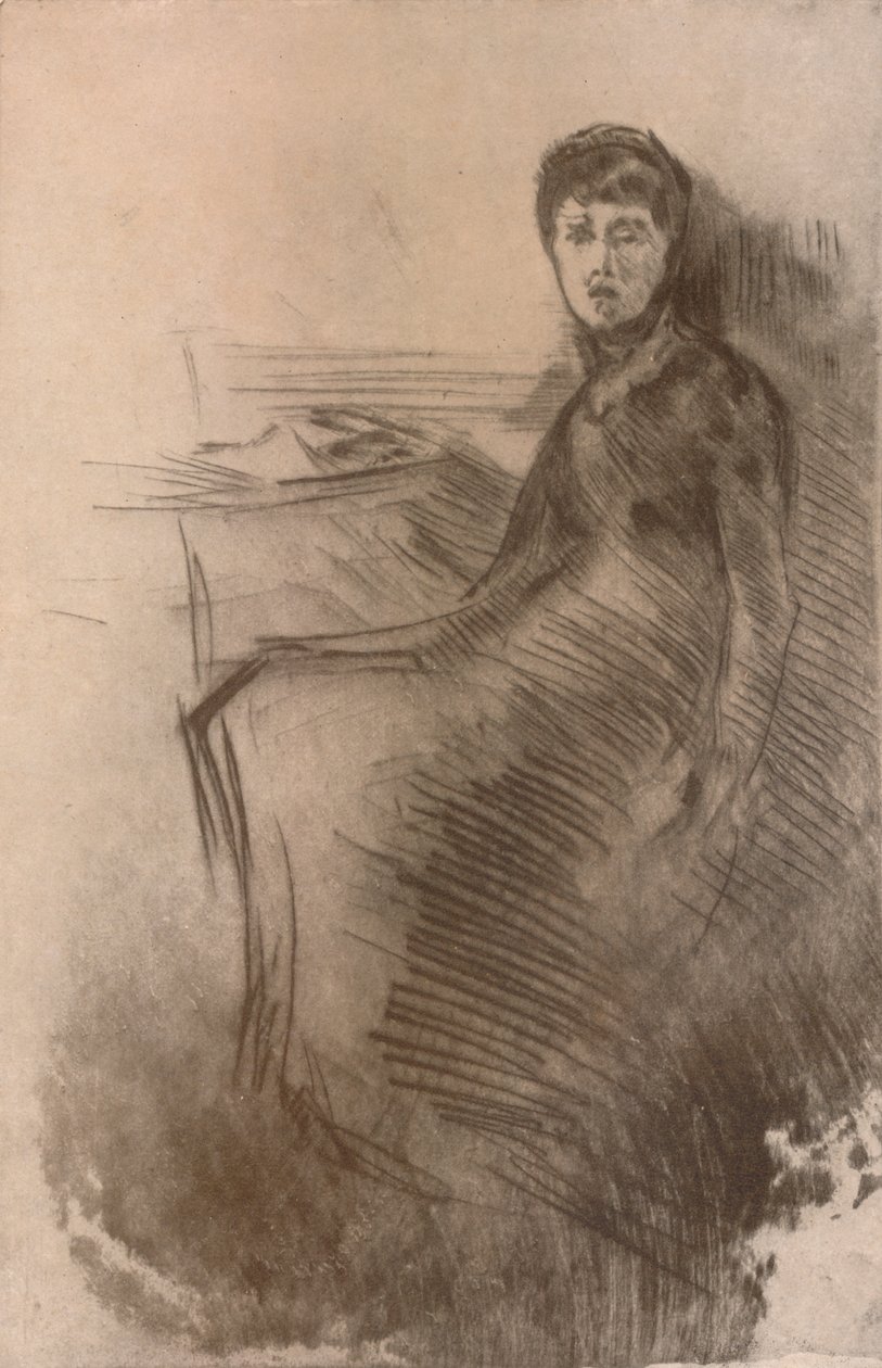 Skrivbordet, c1870, 1904 av James Abbott McNeill Whistler