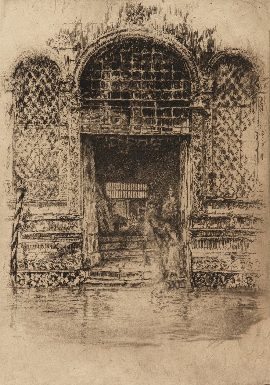 Dörröppningen, 1879-1880. av James Abbott McNeill Whistler