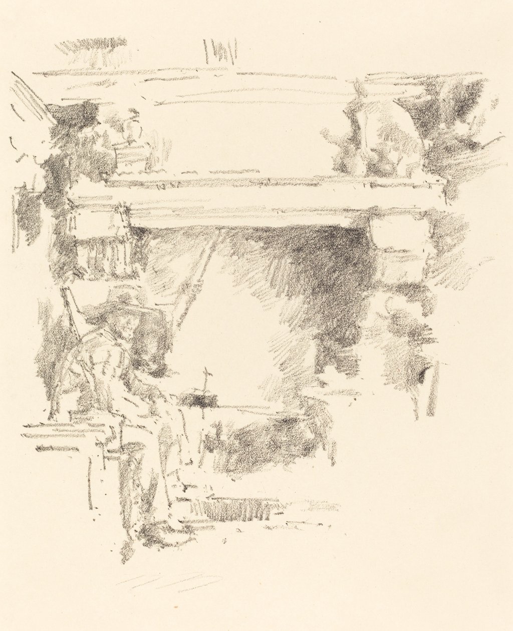 Den öppna spisen, 1893. av James Abbott McNeill Whistler
