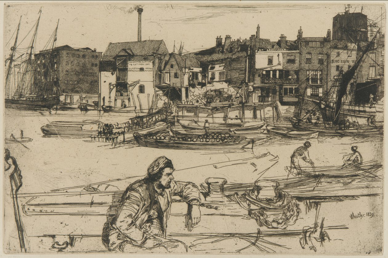 Smedjan, 1861. av James Abbott McNeill Whistler