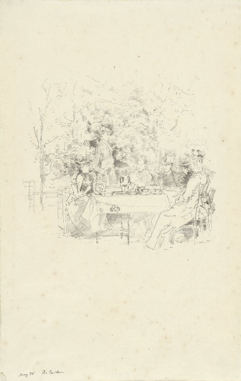 Trädgården av James Abbott McNeill Whistler