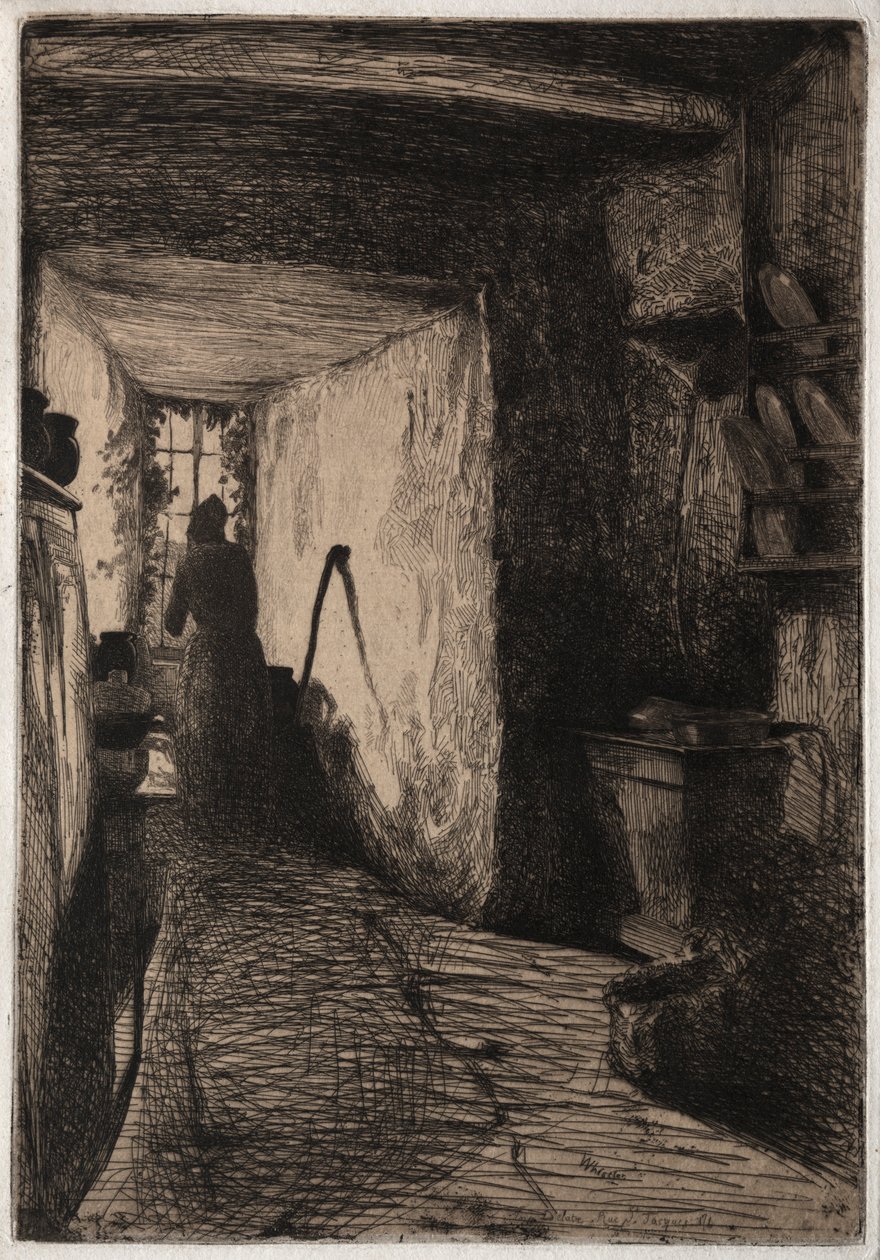 Köket, 1858. av James Abbott McNeill Whistler