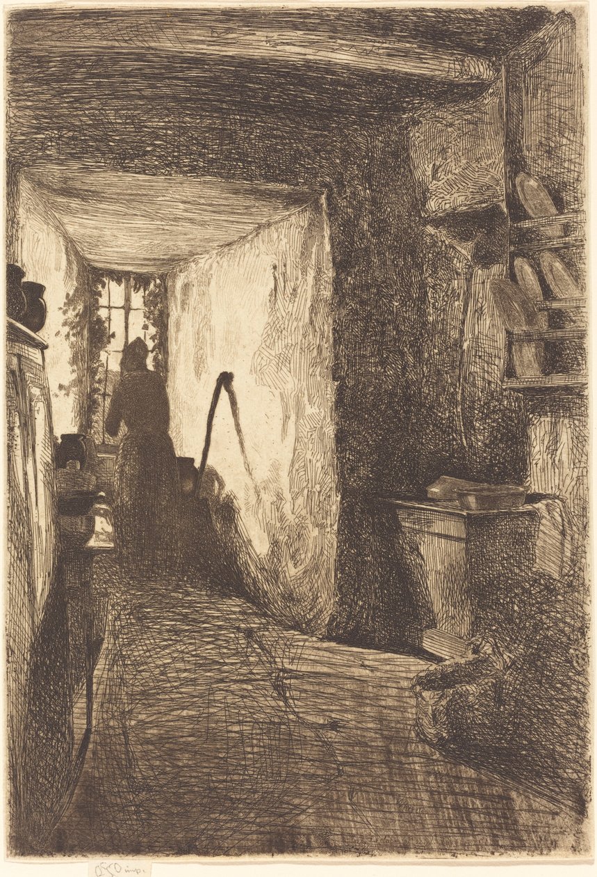Köket, 1858. av James Abbott McNeill Whistler