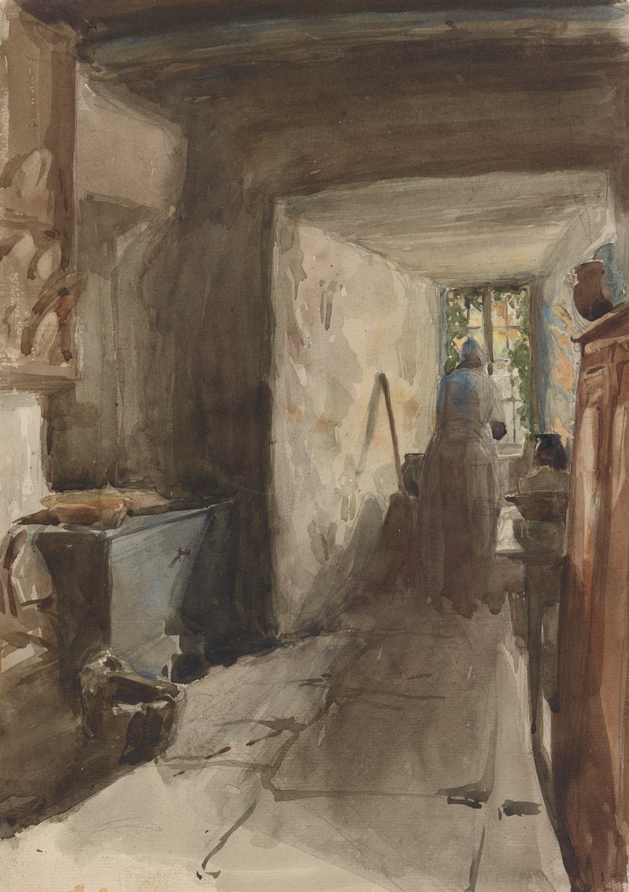 Köket, 1858. av James Abbott McNeill Whistler
