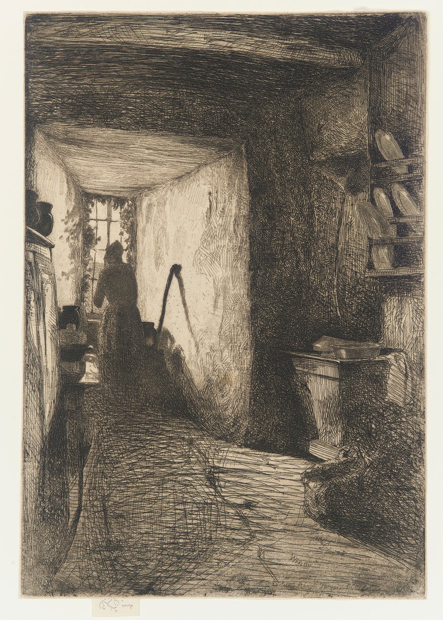 Köket, 1858. av James Abbott McNeill Whistler