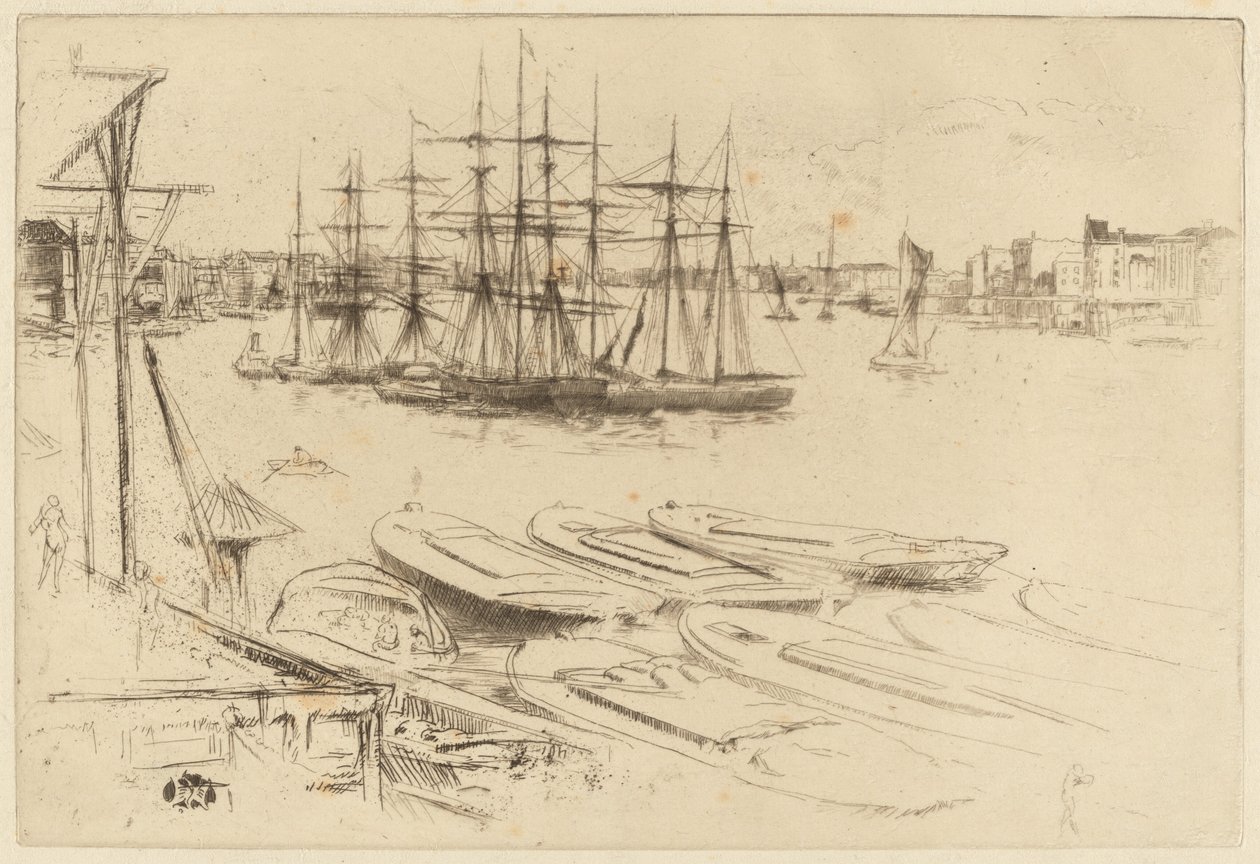 Den stora poolen, ca. 1879. av James Abbott McNeill Whistler