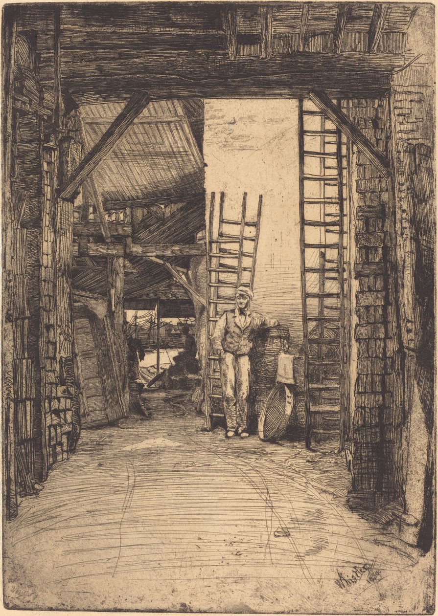 Kalkbrännaren, 1859. av James Abbott McNeill Whistler