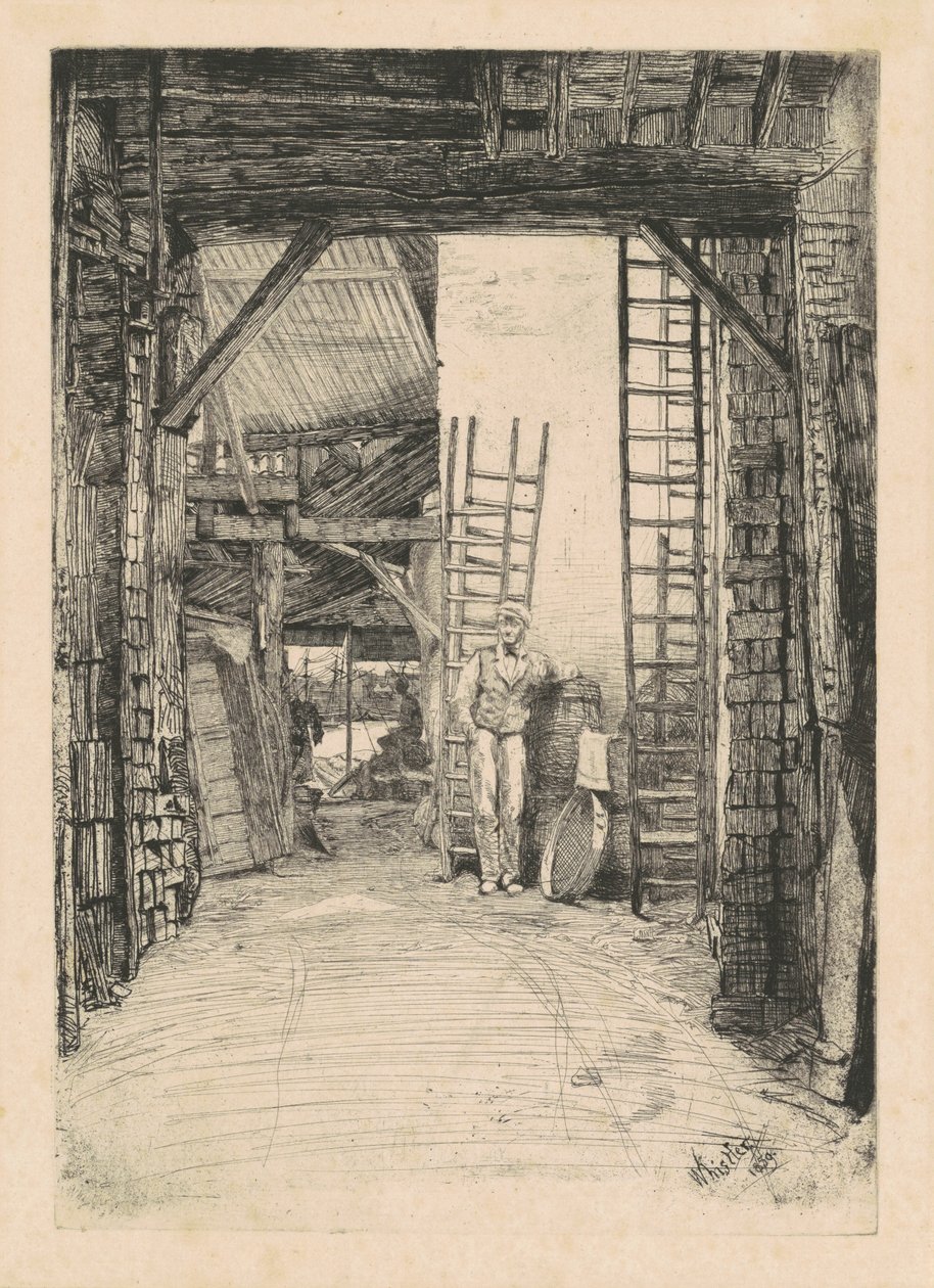 Kalkbrännaren, 1859. av James Abbott McNeill Whistler