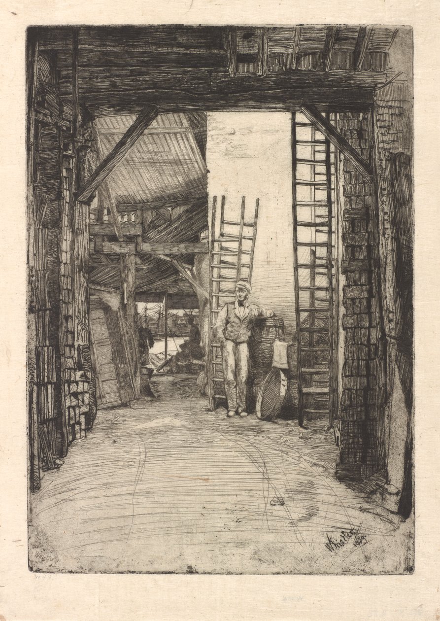 Kalkbrännaren, 1859. av James Abbott McNeill Whistler