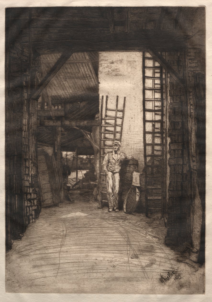 Kalkbrännaren, 1859. av James Abbott McNeill Whistler