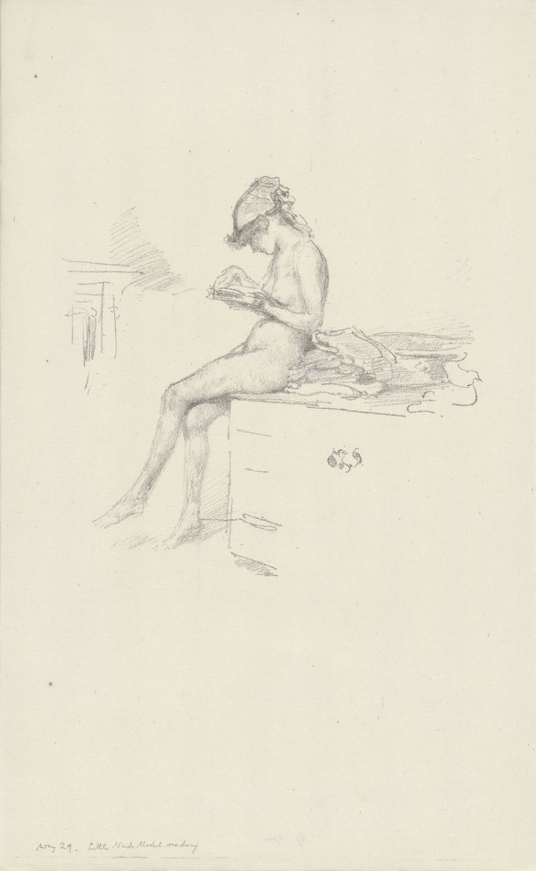 Den lilla nakenmodellen, Reading av James Abbott McNeill Whistler