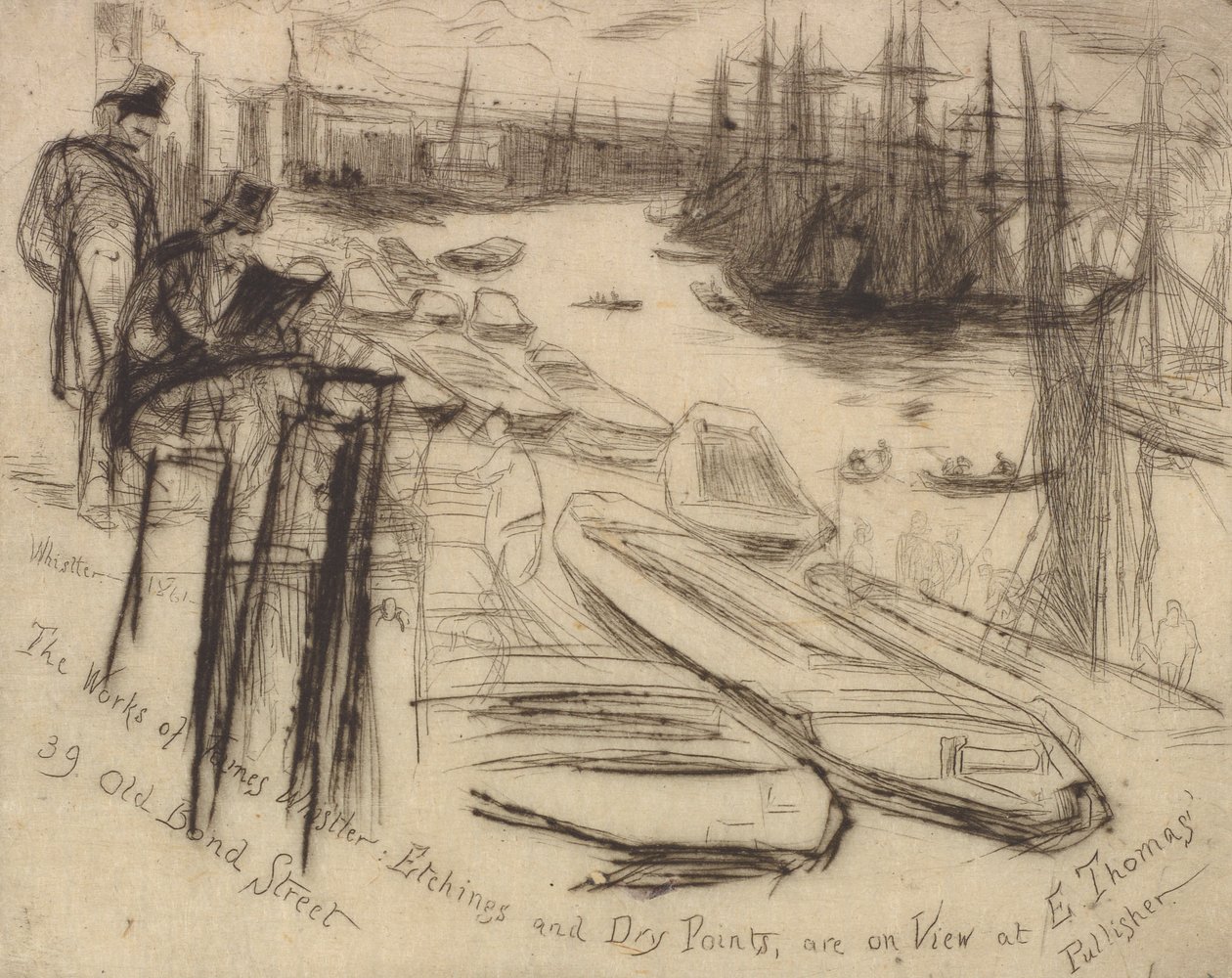 Den lilla poolen, 1861. av James Abbott McNeill Whistler