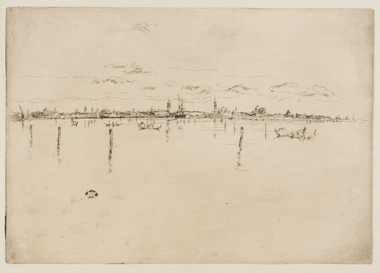 Det lilla Venedig, 1879-1880. av James Abbott McNeill Whistler