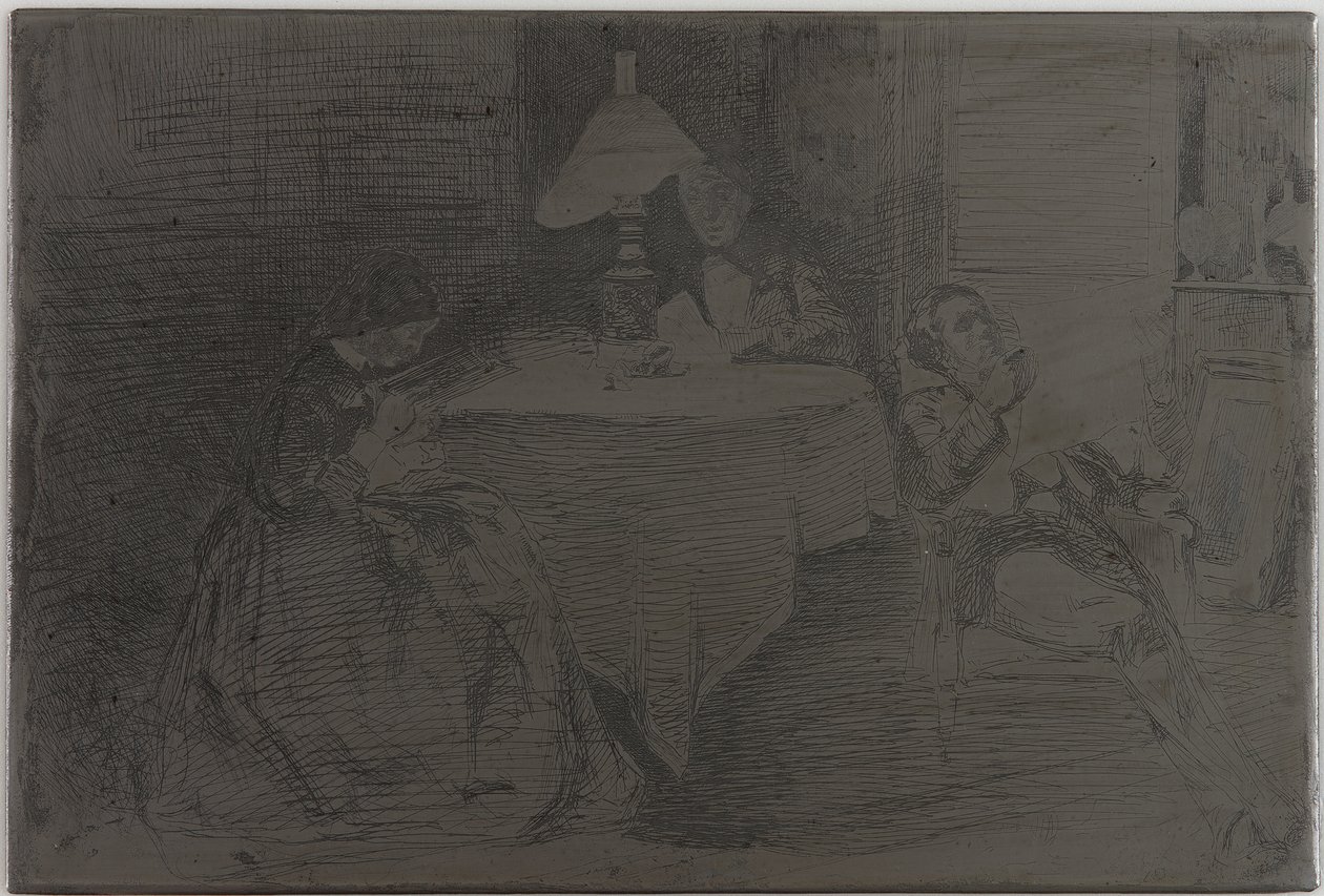 Musikrummet, 1858. av James Abbott McNeill Whistler