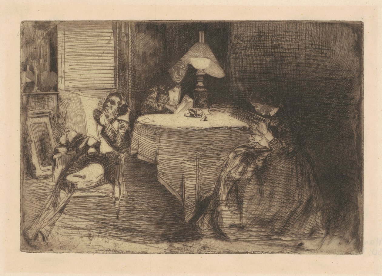 Musikrummet, 1859. av James Abbott McNeill Whistler