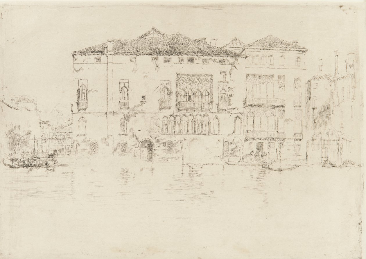 Slotten, 1879-1880. av James Abbott McNeill Whistler