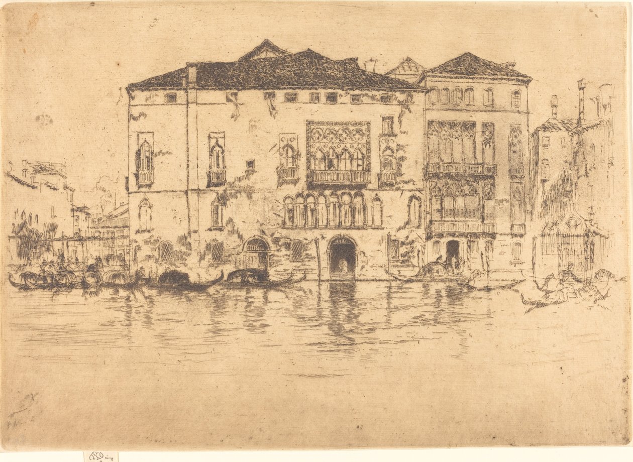 Palatsen, 1880. av James Abbott McNeill Whistler