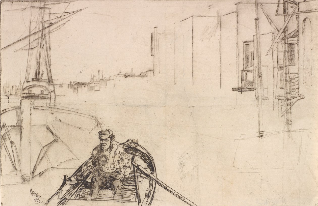 Poolen, 1859. av James Abbott McNeill Whistler