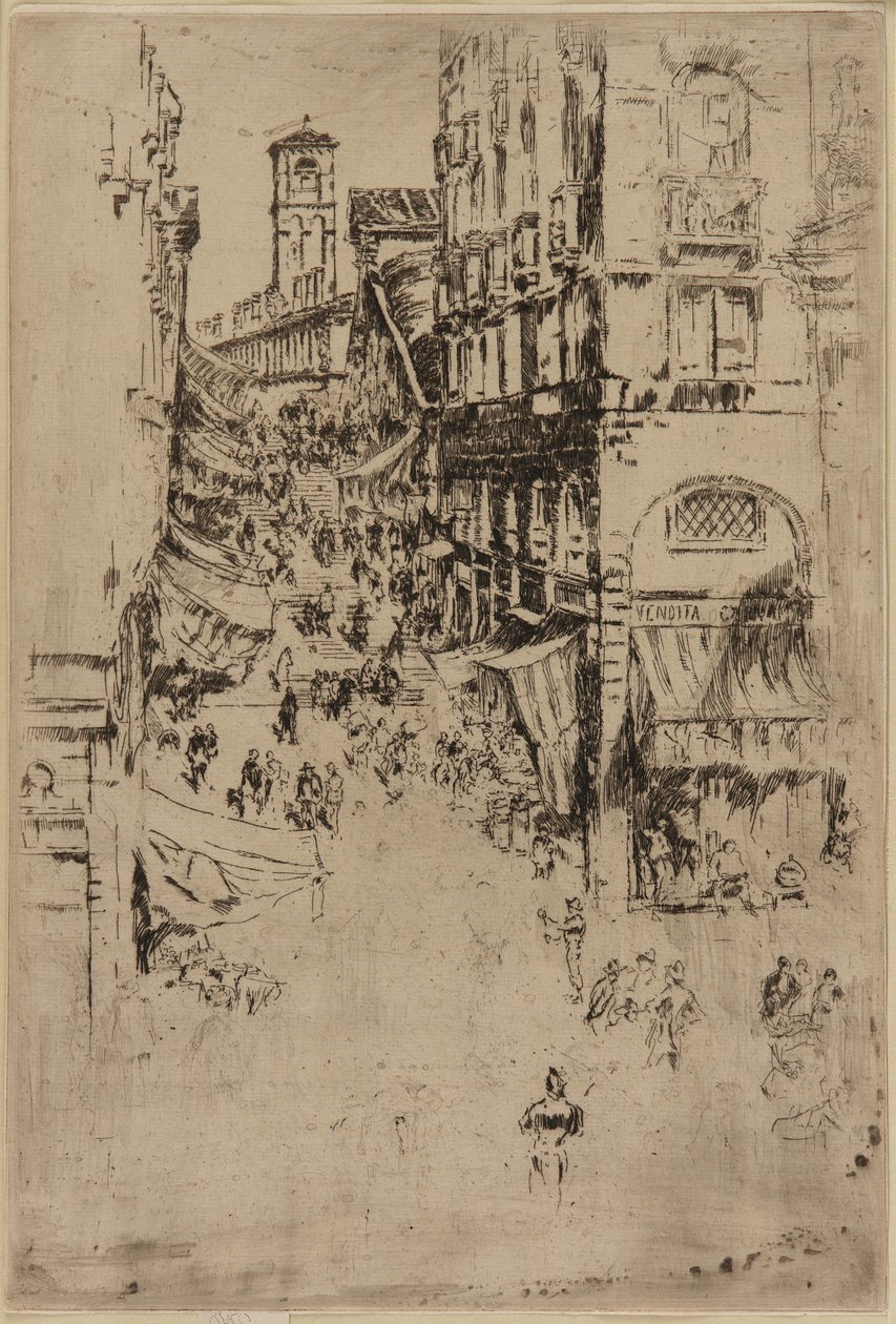 Rialto, 1879-1880. av James Abbott McNeill Whistler