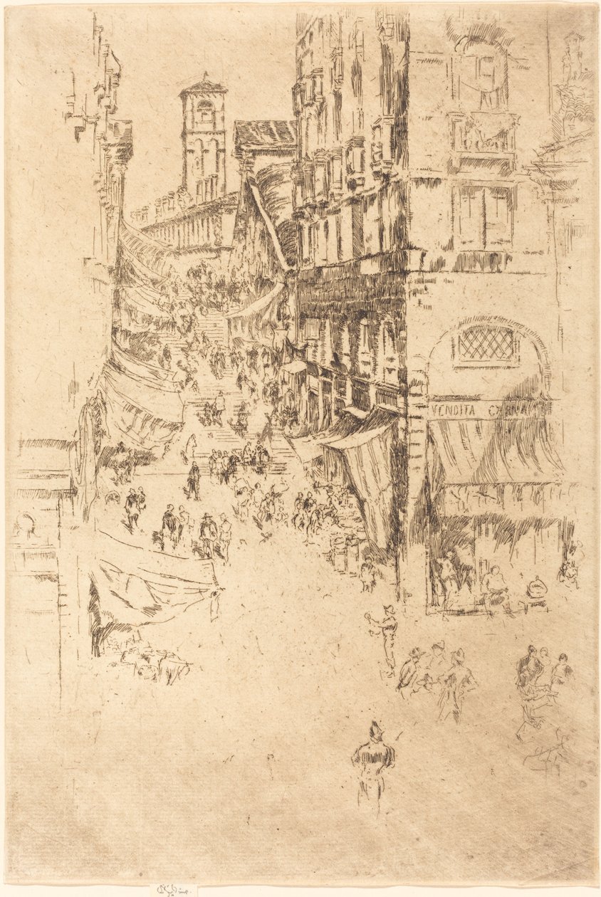 Rialto, 1880. av James Abbott McNeill Whistler