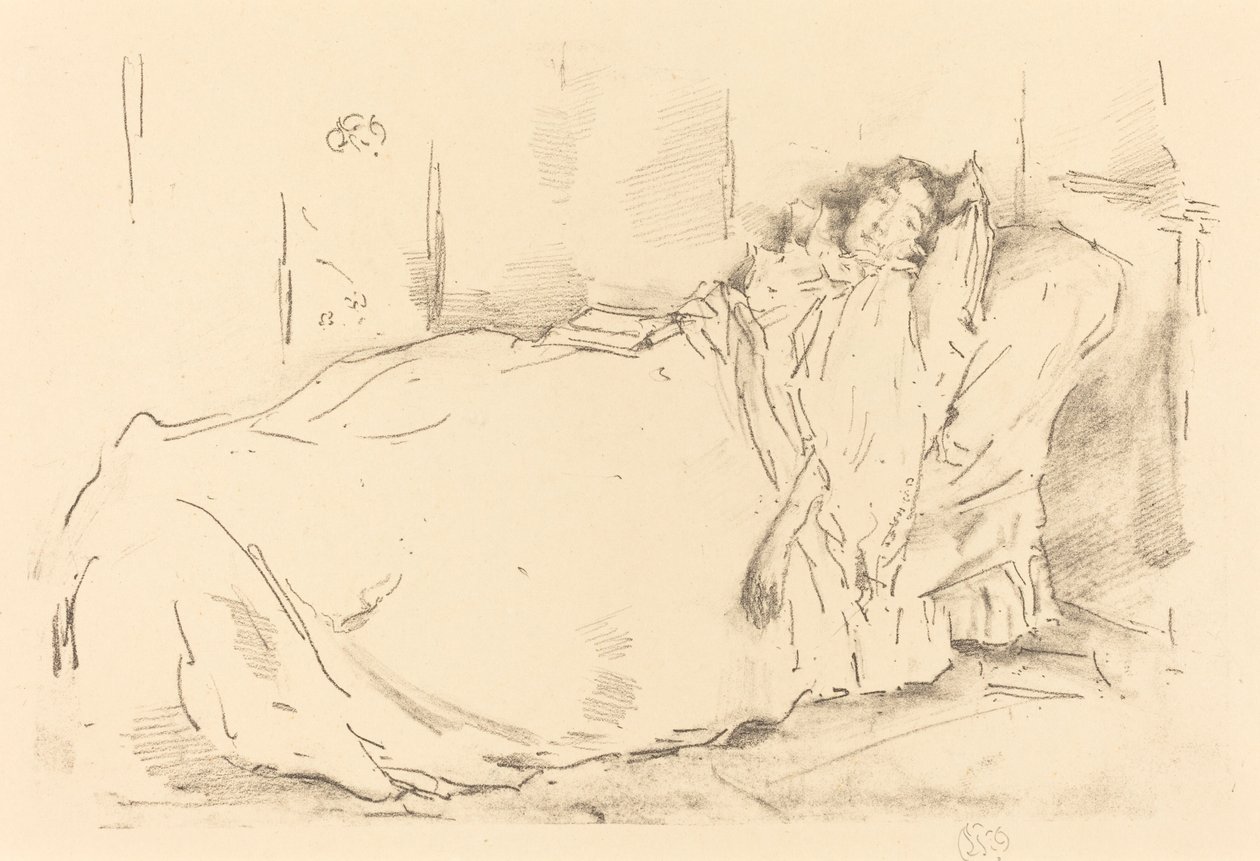 Siestan, 1896. av James Abbott McNeill Whistler