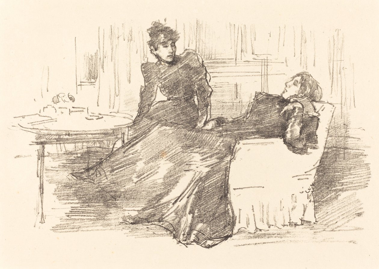 Systrarna, 18941895. av James Abbott McNeill Whistler