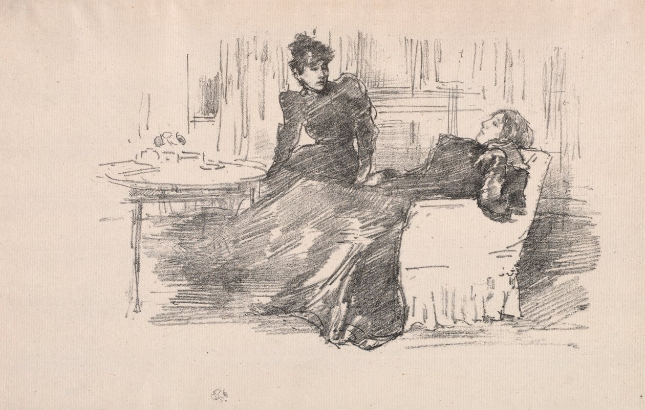 Systrarna, 1894. av James Abbott McNeill Whistler