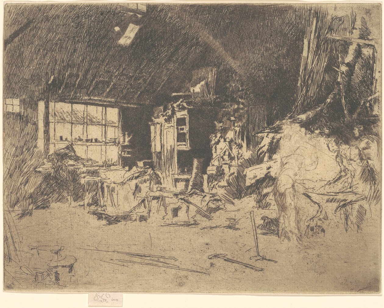 Smedjan, 1880. av James Abbott McNeill Whistler
