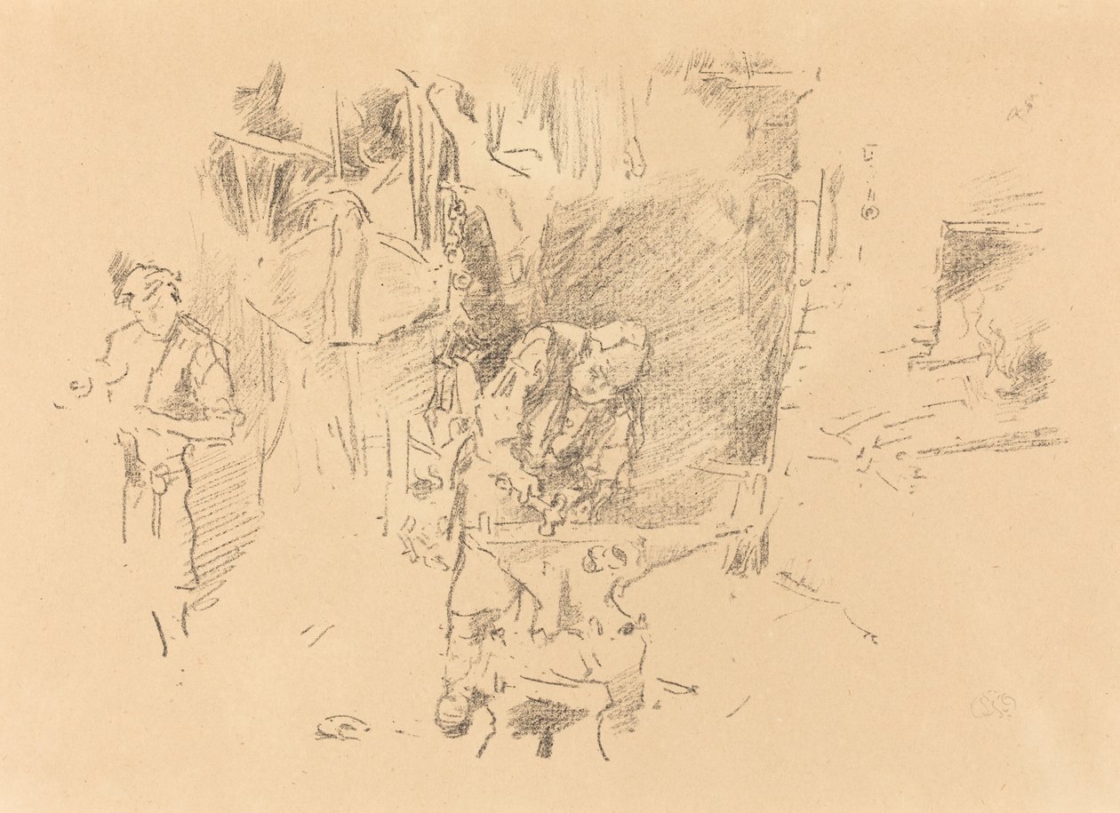 Den soliga smedjan, 1895. av James Abbott McNeill Whistler