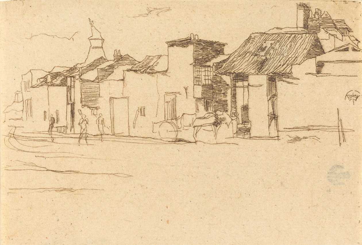 Svanen, Chelsea, 1872. av James Abbott McNeill Whistler