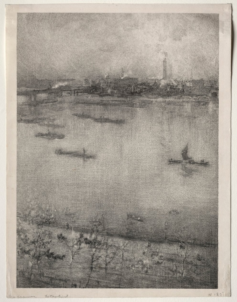 Themsen, 1896. av James Abbott McNeill Whistler