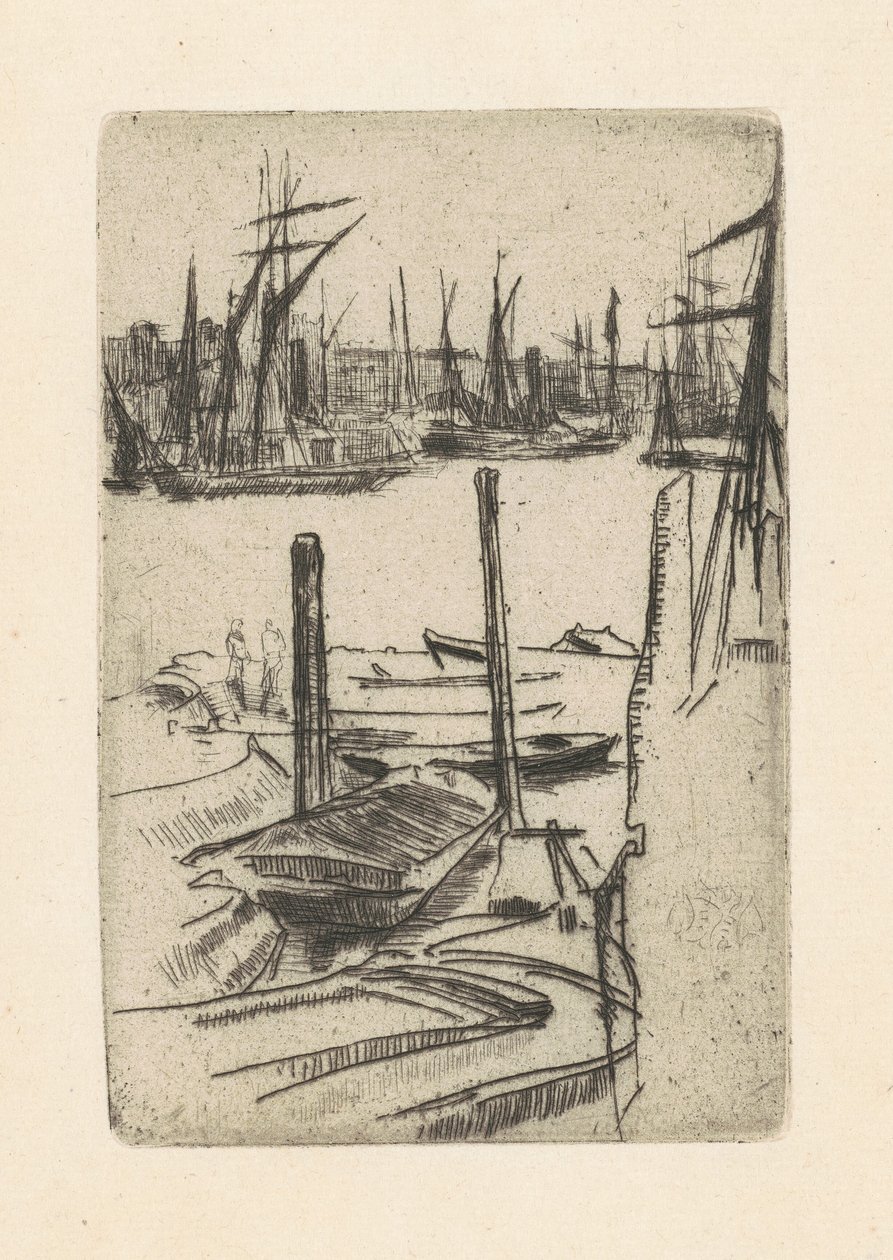 Den lilla poolen, 18761878. av James Abbott McNeill Whistler