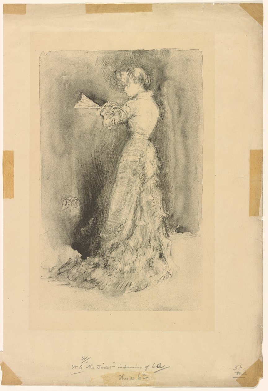 Toaletten, 1878. av James Abbott McNeill Whistler