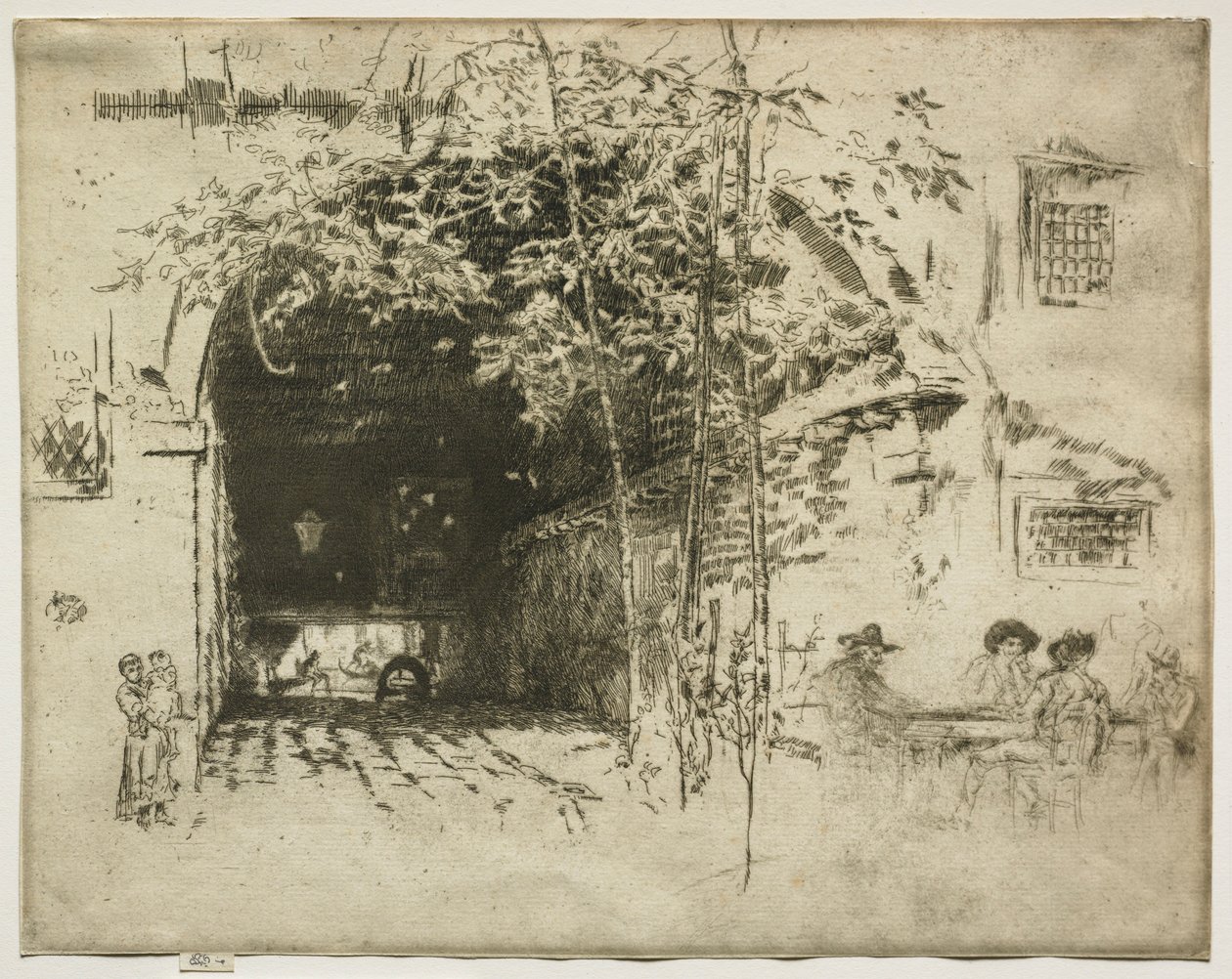 Färjan, 1880. av James Abbott McNeill Whistler