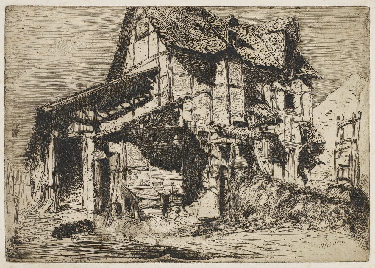 Den osäkra hyresgården av James Abbott McNeill Whistler