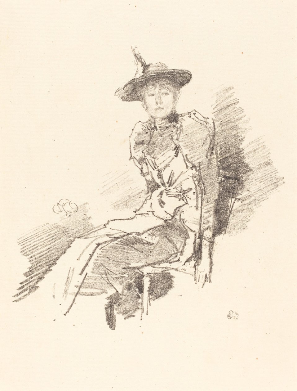 Den bevingade hatten, 1890. av James Abbott McNeill Whistler