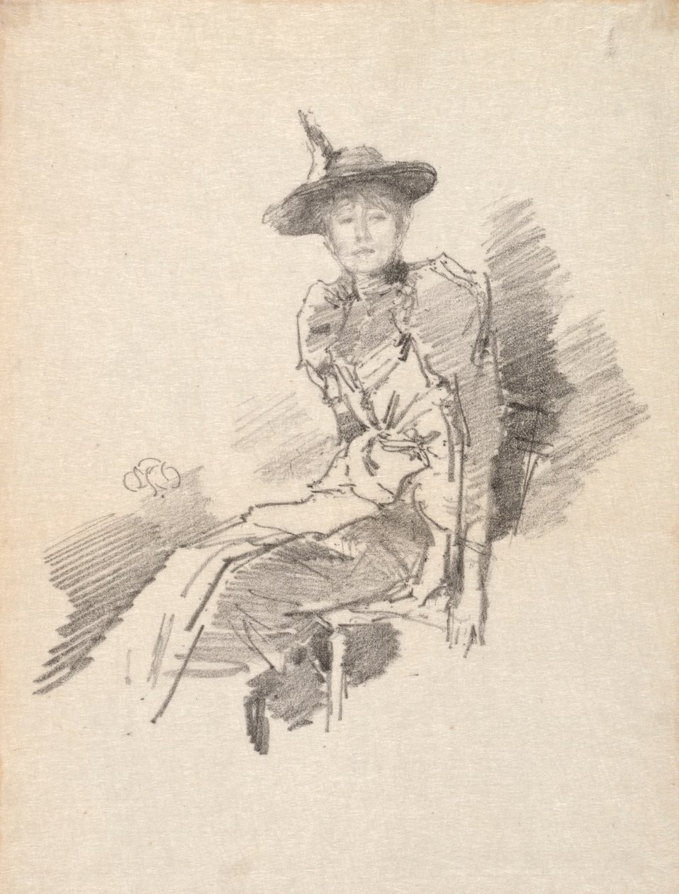 Den bevingade hatten, 1890. av James Abbott McNeill Whistler