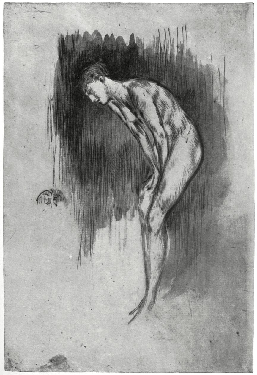 Tillie, en modell, 1873 1904. av James Abbott McNeill Whistler