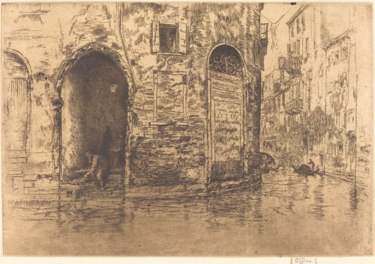 Två dörröppningar, 1880. av James Abbott McNeill Whistler