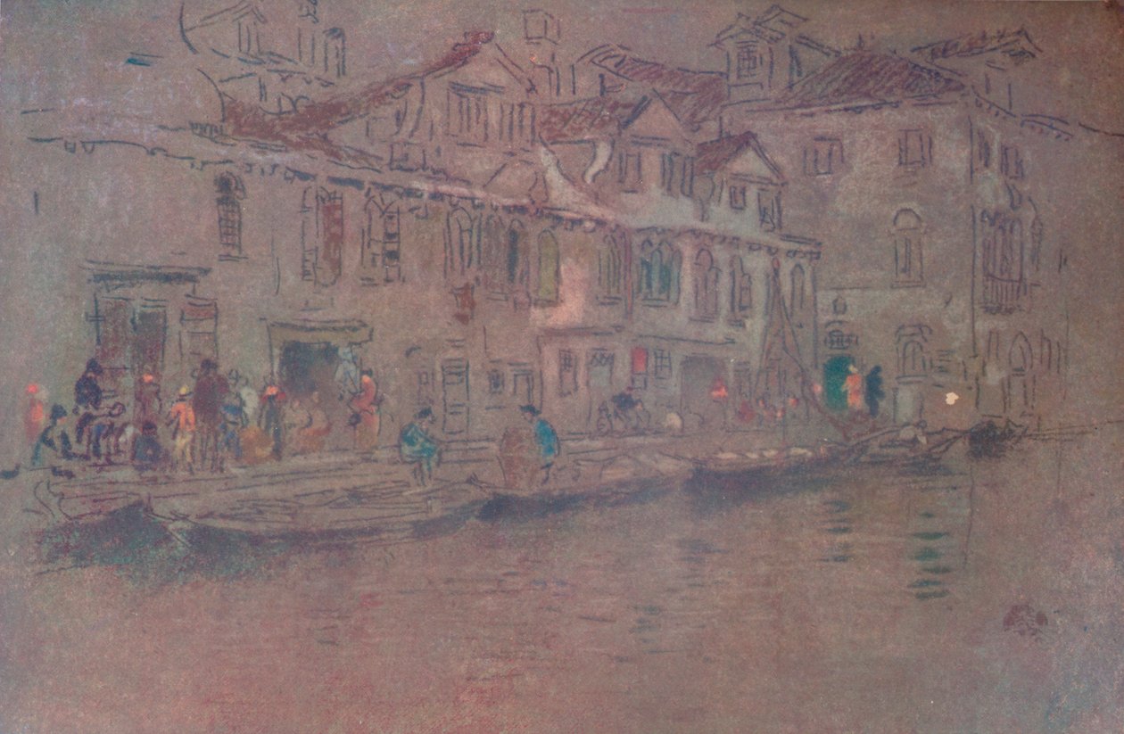 Venedig, c1870, 1904 av James Abbott McNeill Whistler