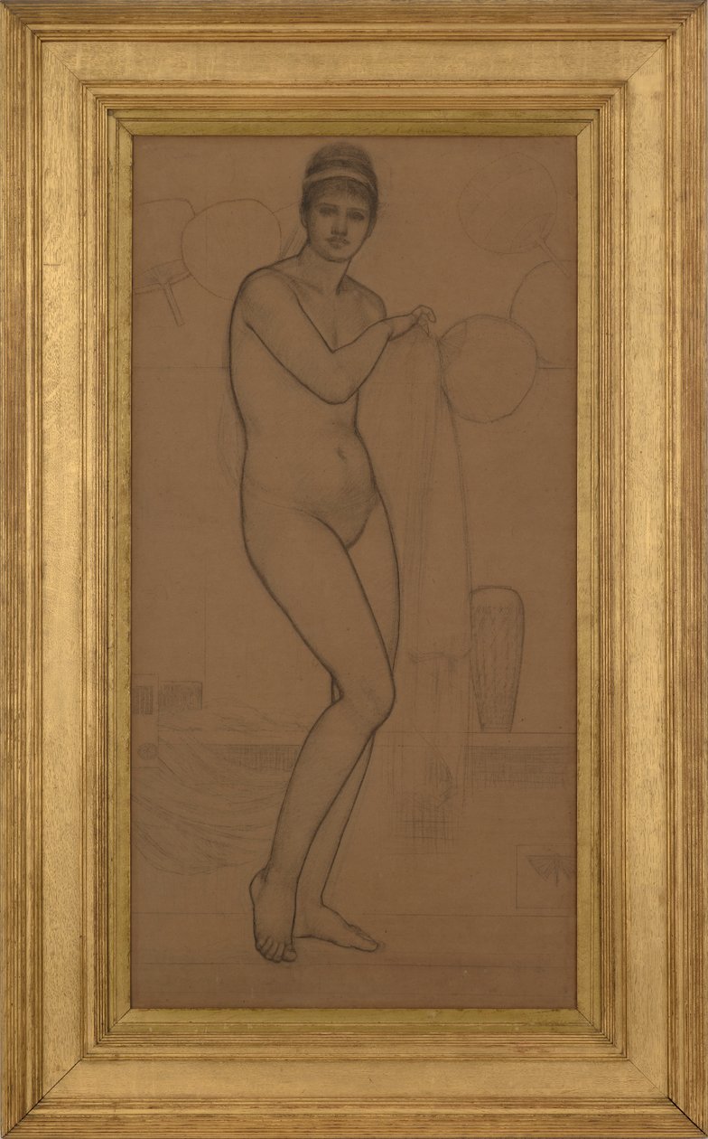 Venus står naken, 1869. av James Abbott McNeill Whistler