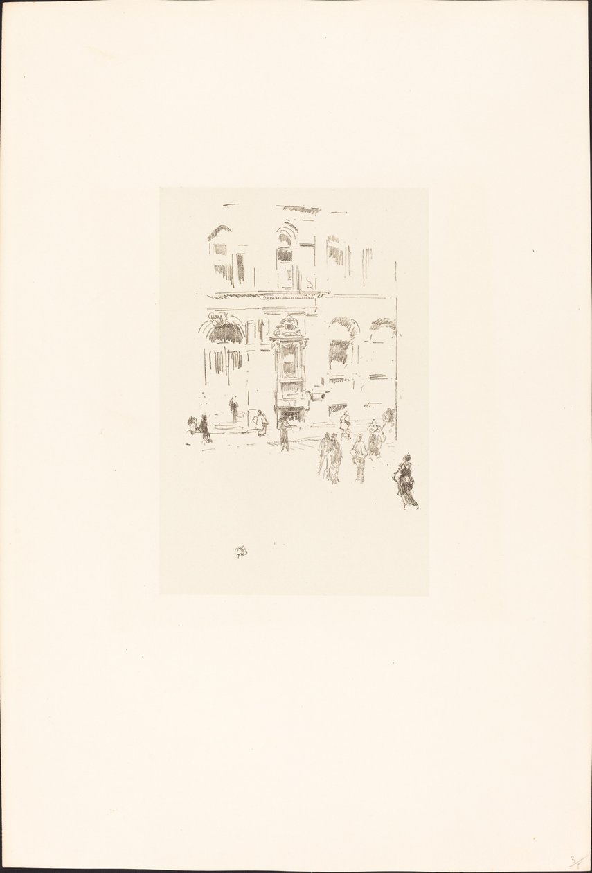 Victoria Club, 18791887. av James Abbott McNeill Whistler