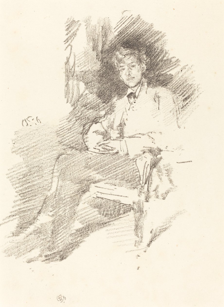 Walter Sickert, 1895. av James Abbott McNeill Whistler