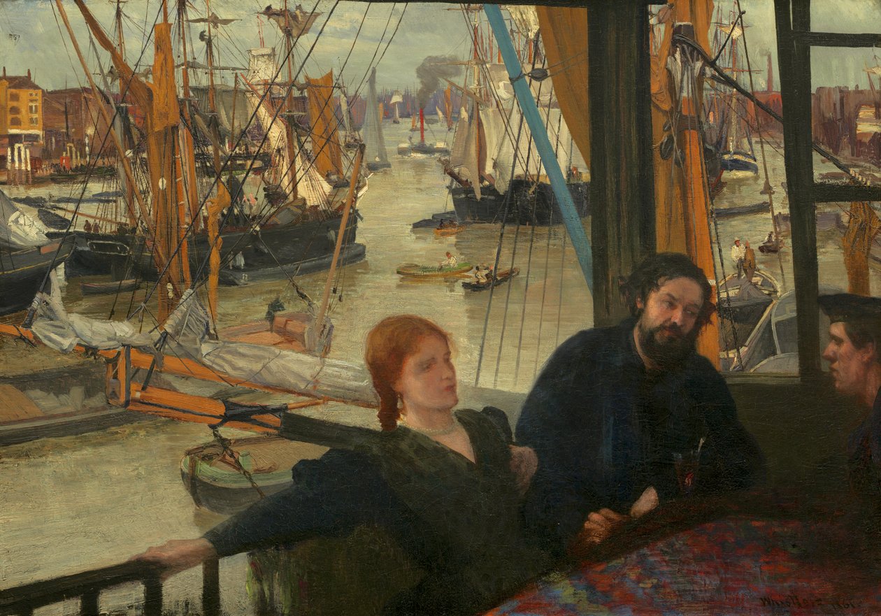 Wapping, 1860-64 av James Abbott McNeill Whistler