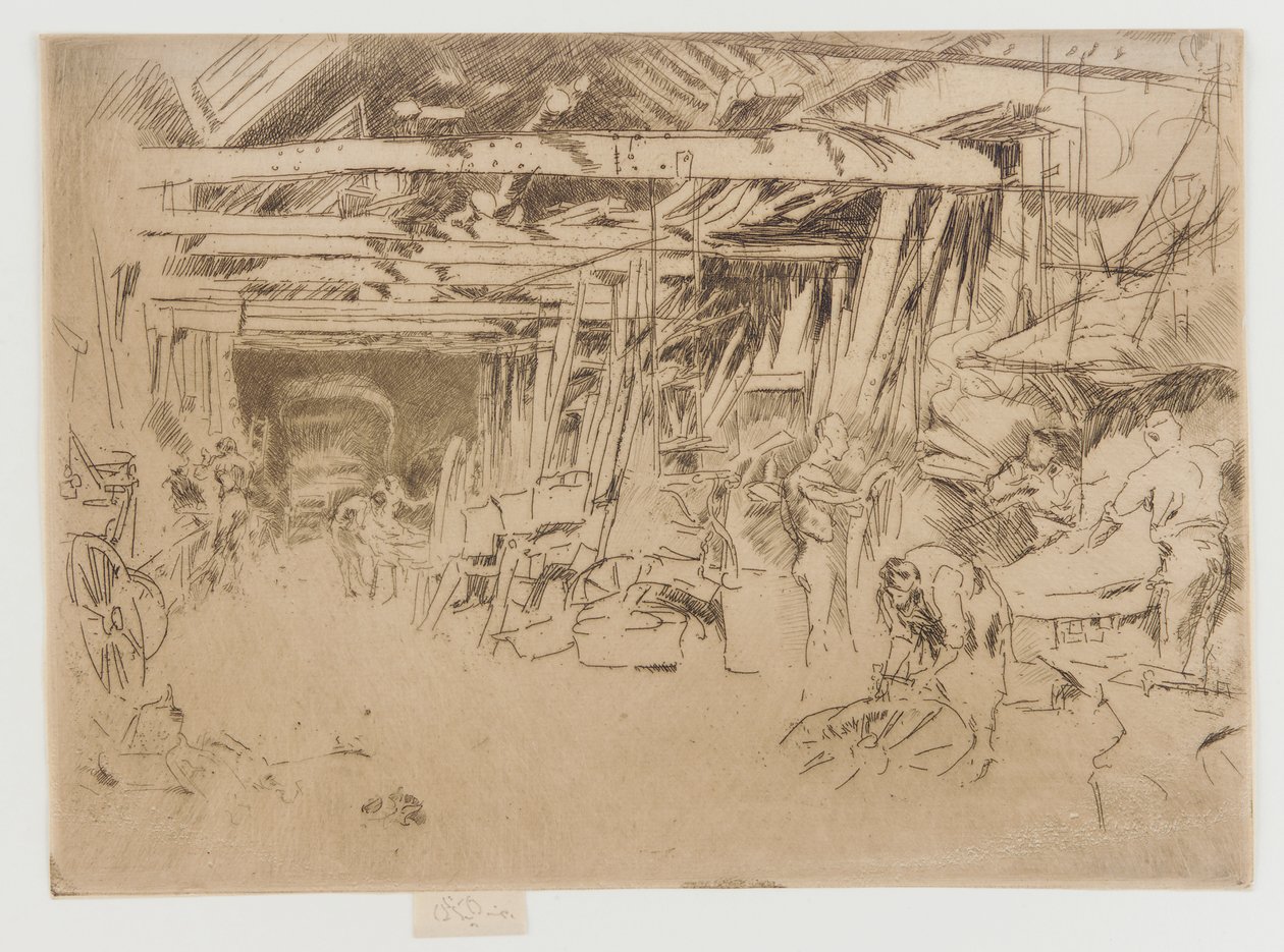 Wheelwright, 1879-1880. av James Abbott McNeill Whistler