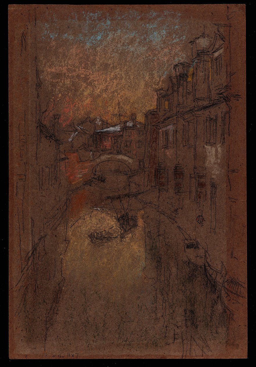 Vinterafton, 1879-1880. av James Abbott McNeill Whistler