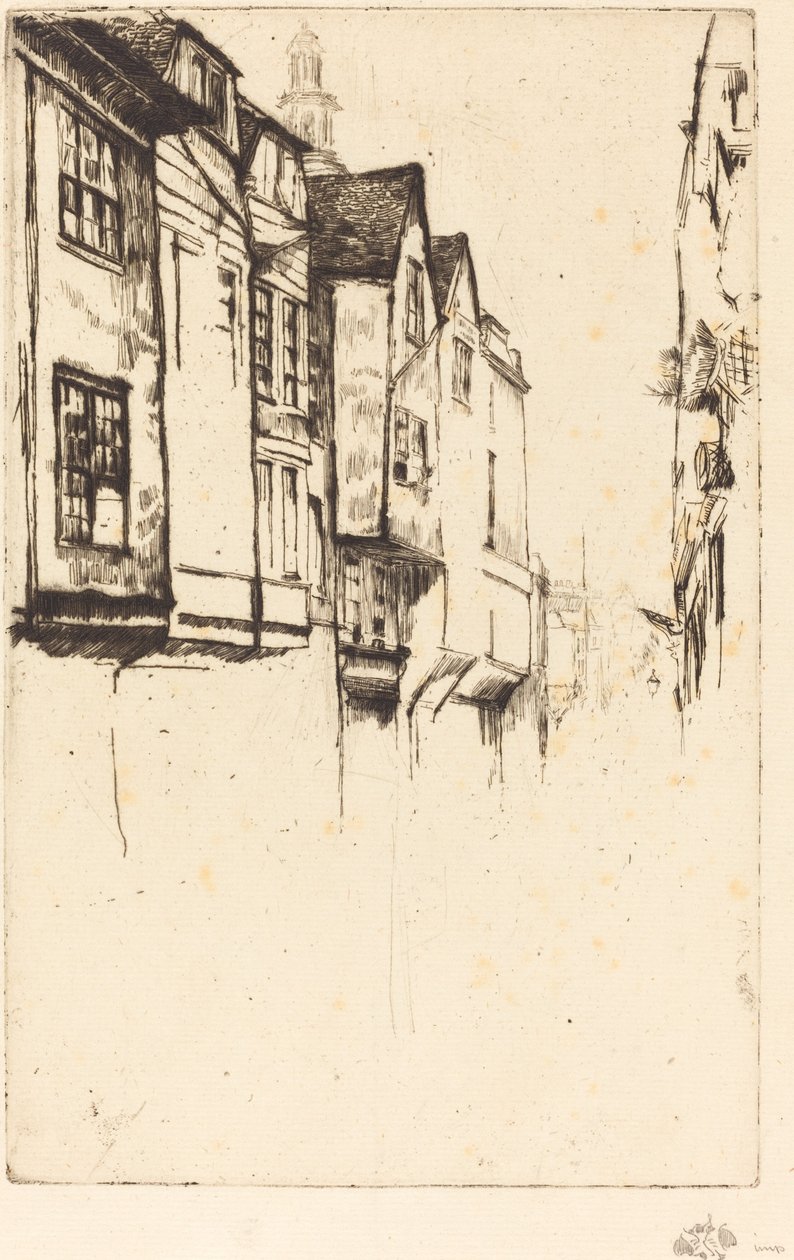 Storgatan, 1877. av James Abbott McNeill Whistler