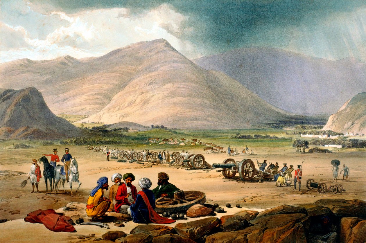 Första anglo-afghanska kriget, 1838-1842 av James Atkinson