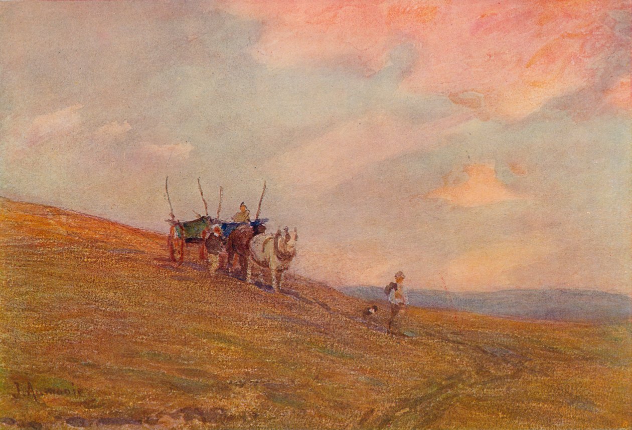 On the Downs nära Harting, c1870-1906, 1906. av James Aumonier