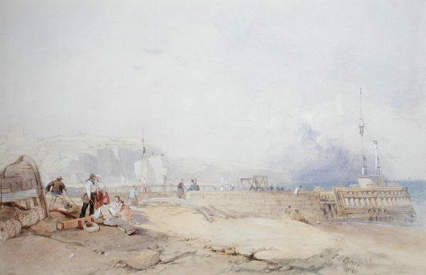 Dover hamn av James Baker Pyne